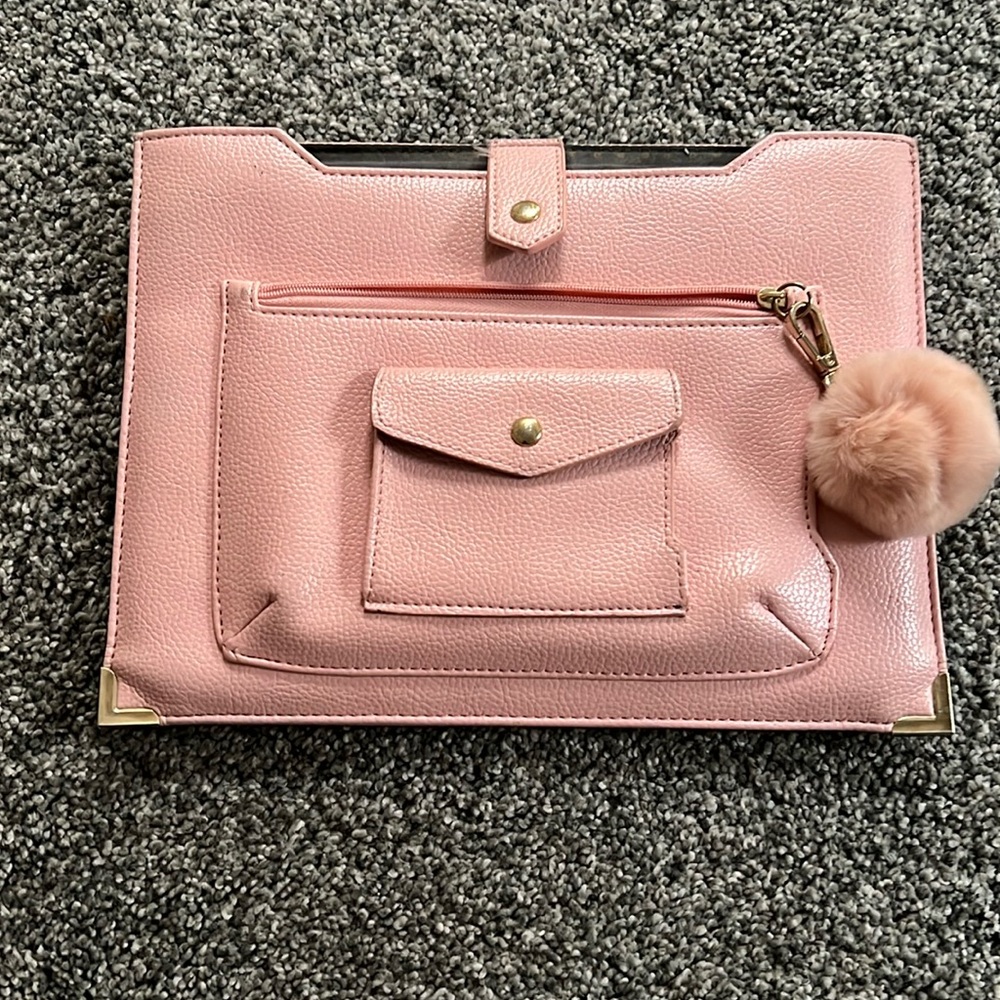 Pink iPad holder